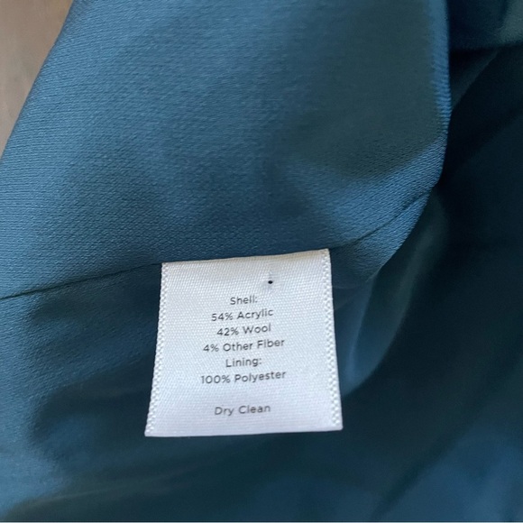 Talbots Womens Blue & White Tweed Blazer Jacket Size 18W Career Capsule Wardrobe - Picture 9 of 12